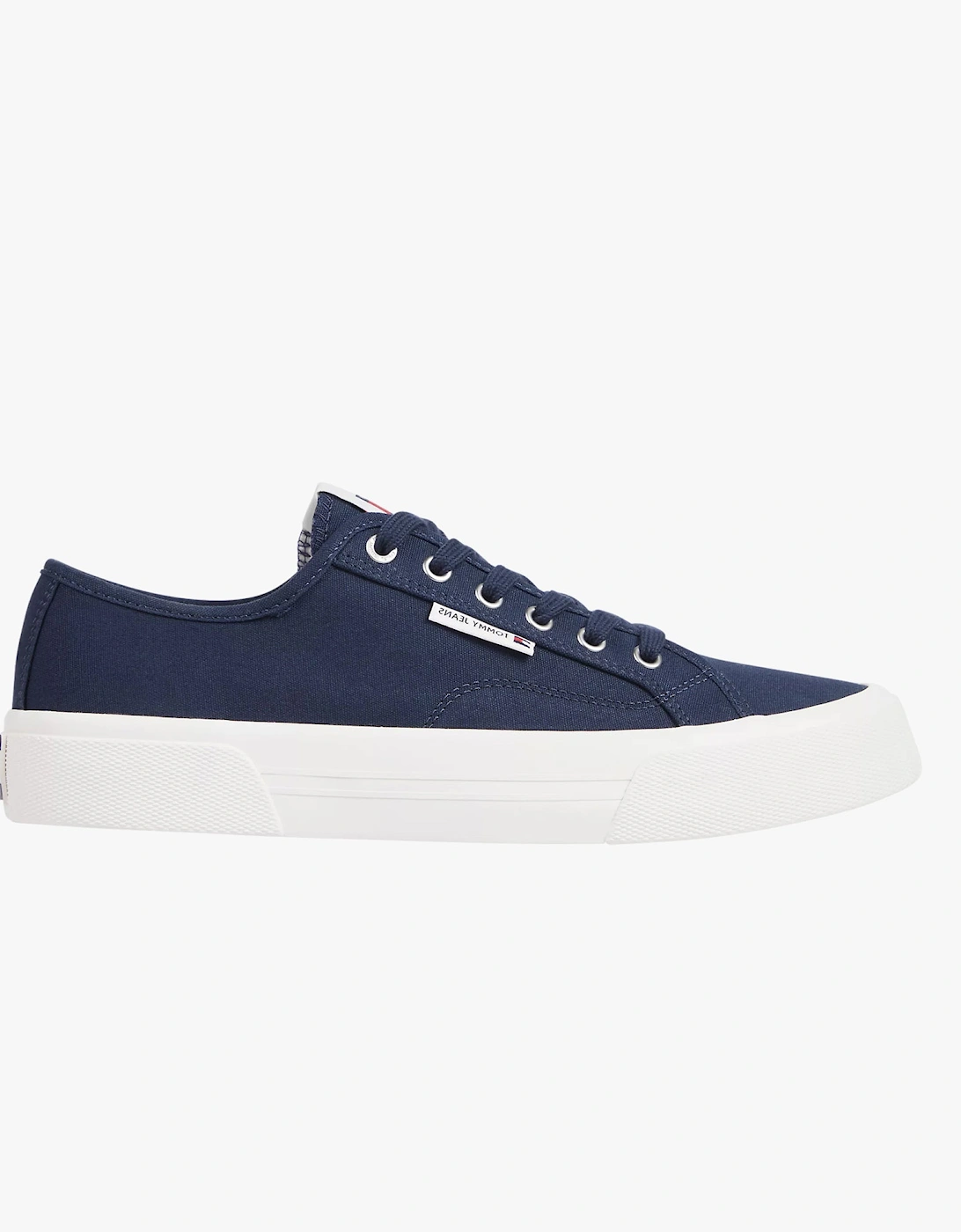TJM LACE UP CANVAS Mens Sneakers Dark Night Navy, 5 of 4