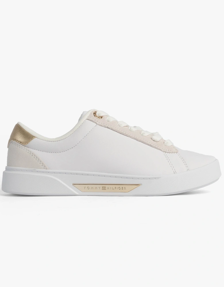CHIC COURT Womens Trainers White