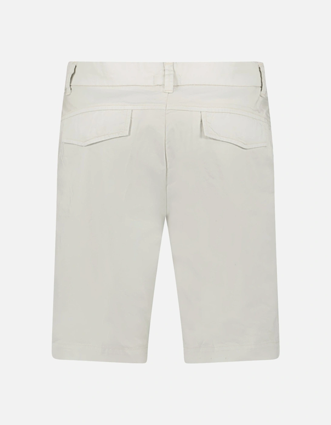Logo Cotton Bermuda Shorts Cream