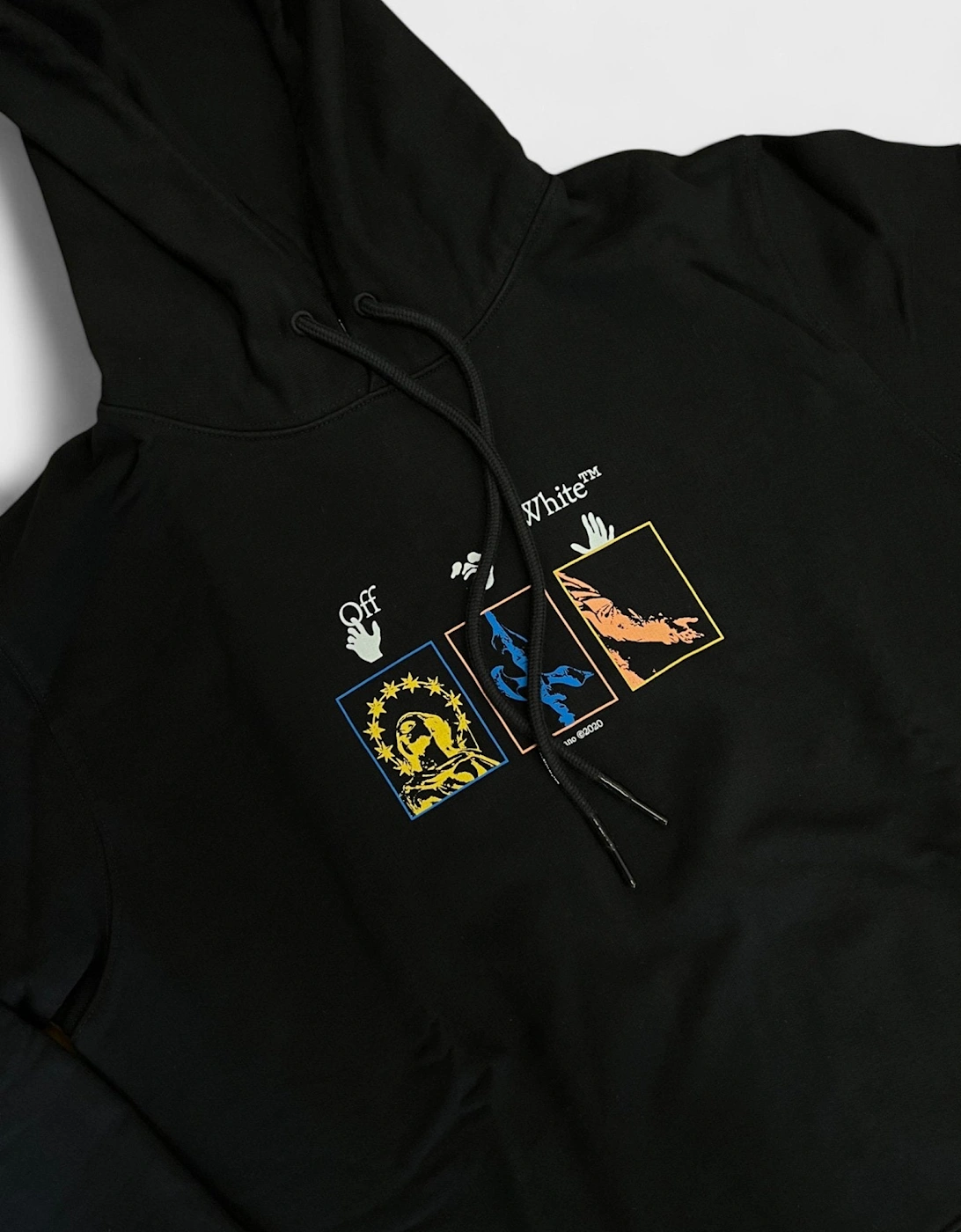 Milano Hoodie Black White