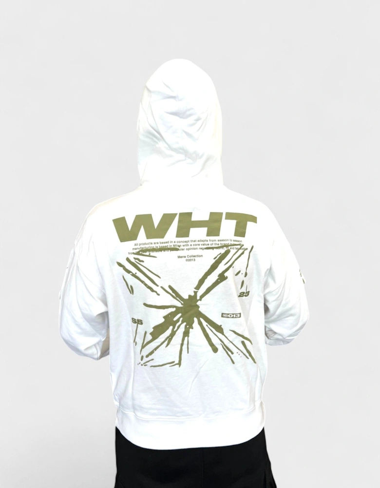 Splash Arrow Skate Hoodie White