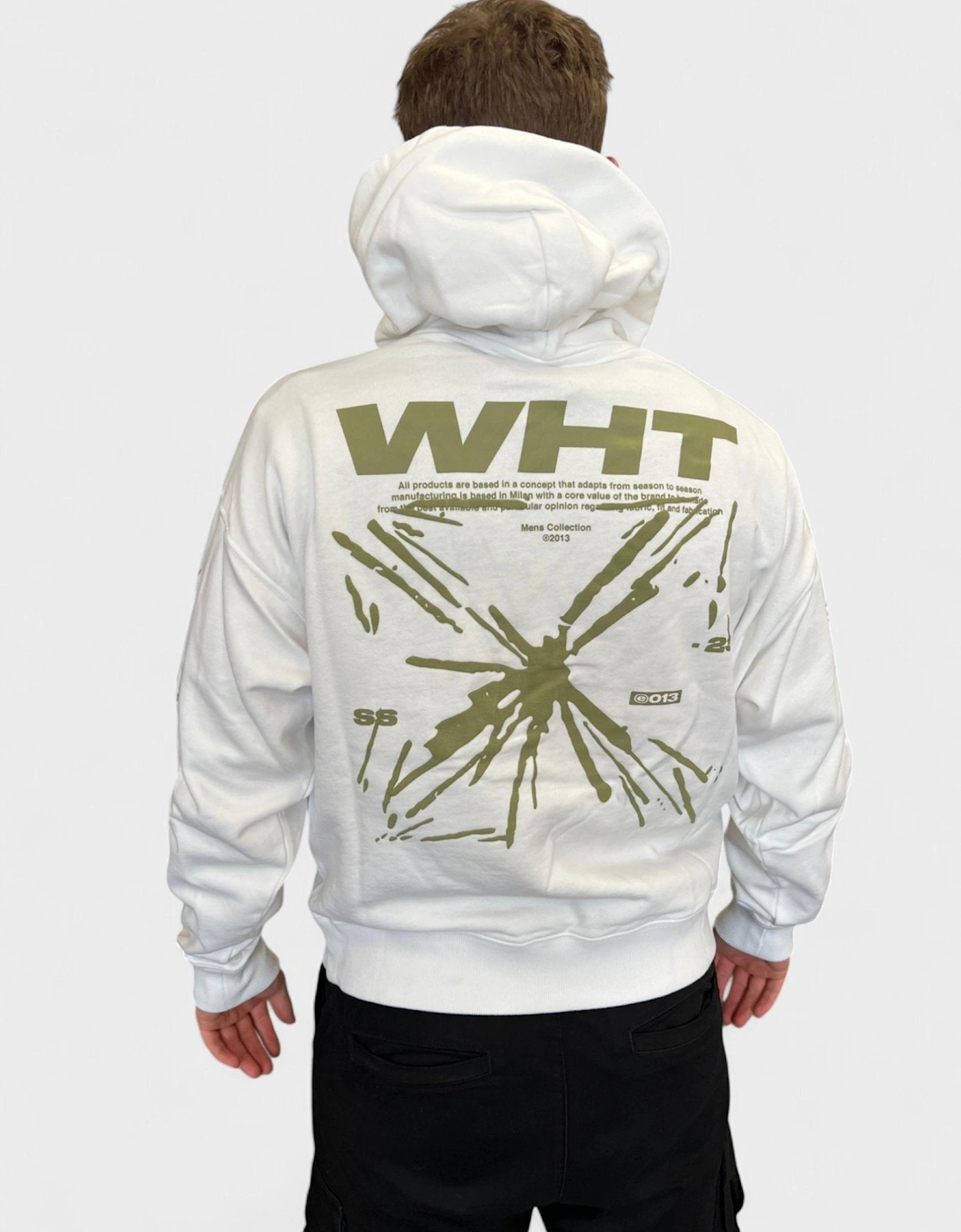 Splash Arrow Skate Hoodie White