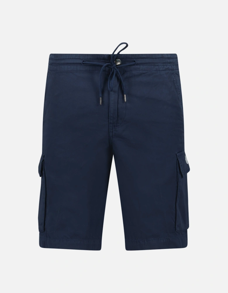 Logo Bermuda Shorts in Navy
