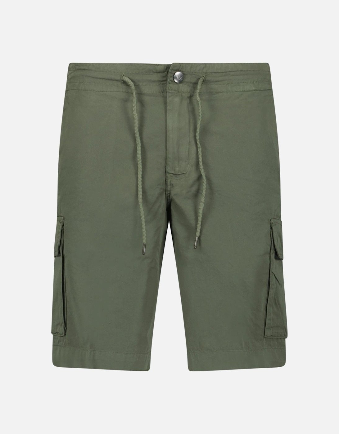 Logo Bermuda Shorts in Khaki, 5 of 4