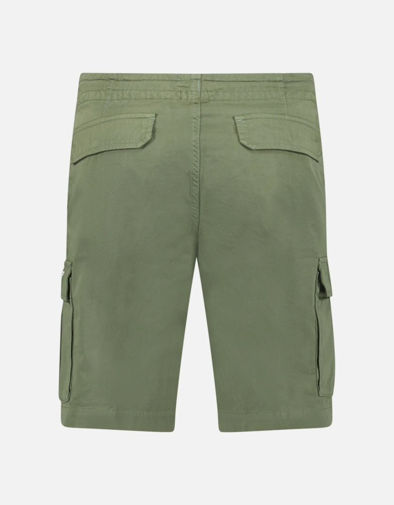 Logo Bermuda Shorts in Khaki