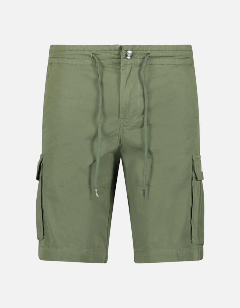 Logo Bermuda Shorts in Khaki