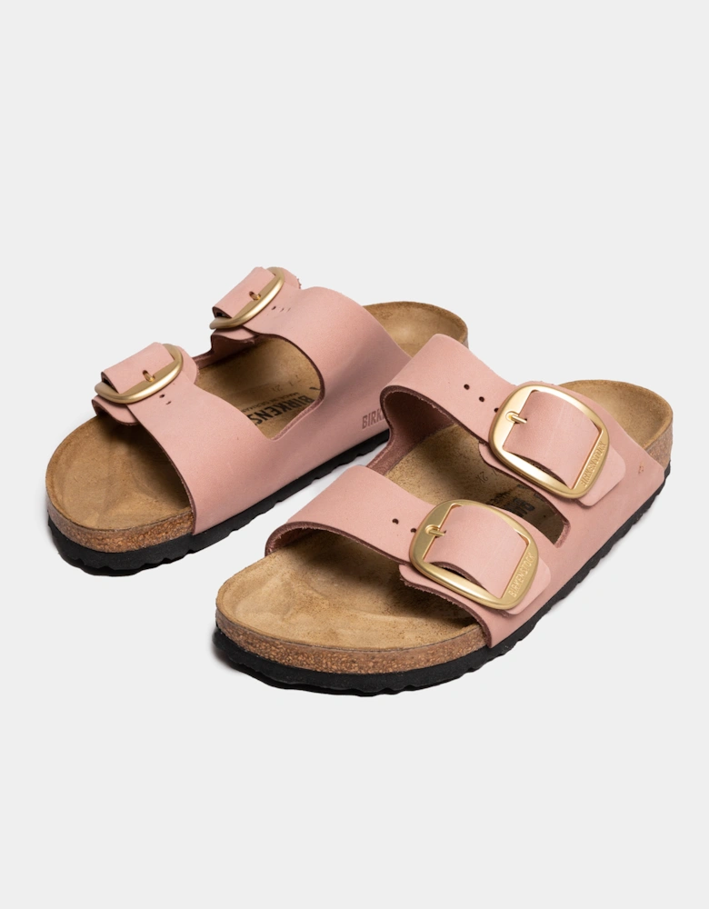 Big Buckle Nubuck Womens Sandals