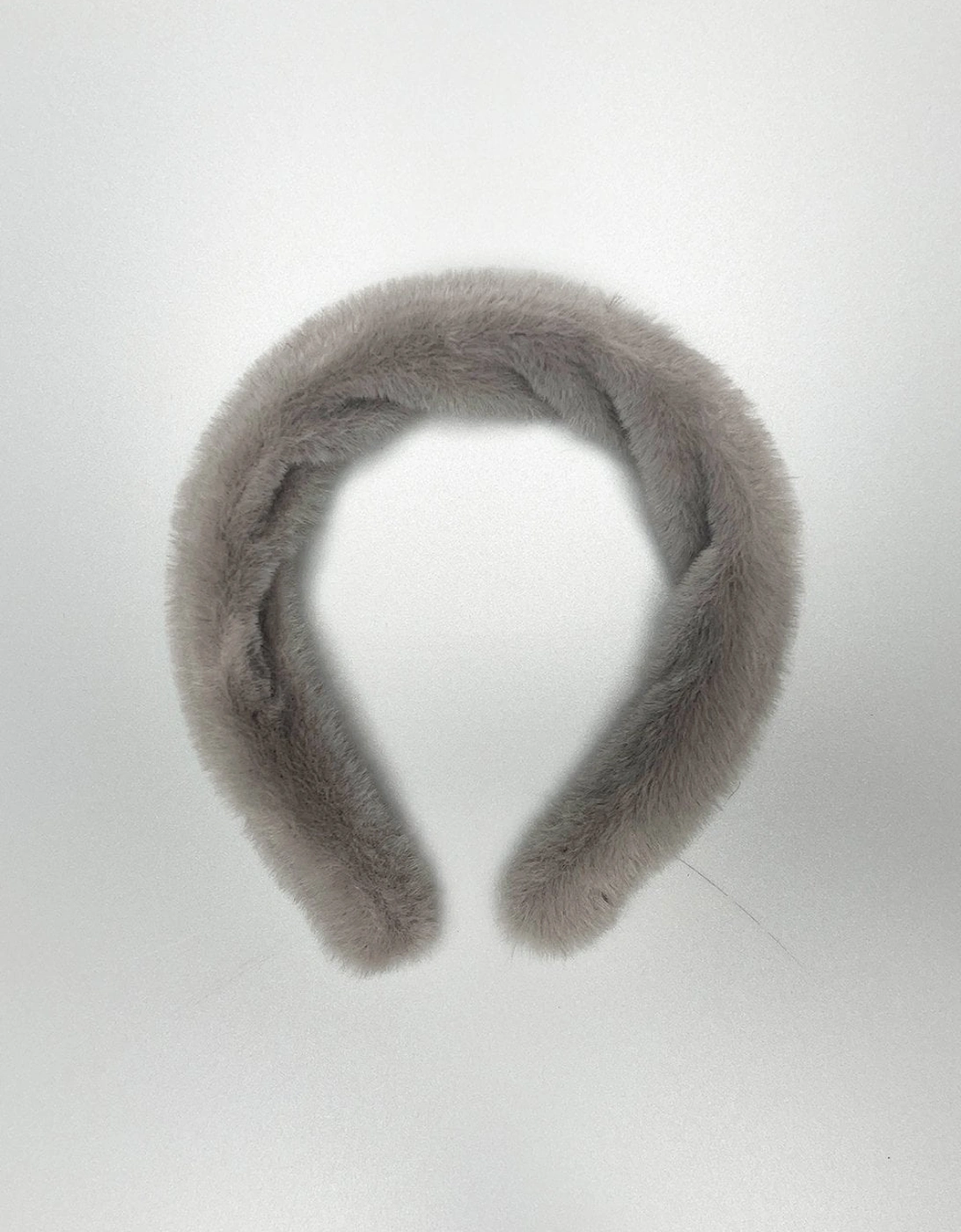 Grey Queen Cashmere & Faux Fur Headband, 2 of 1