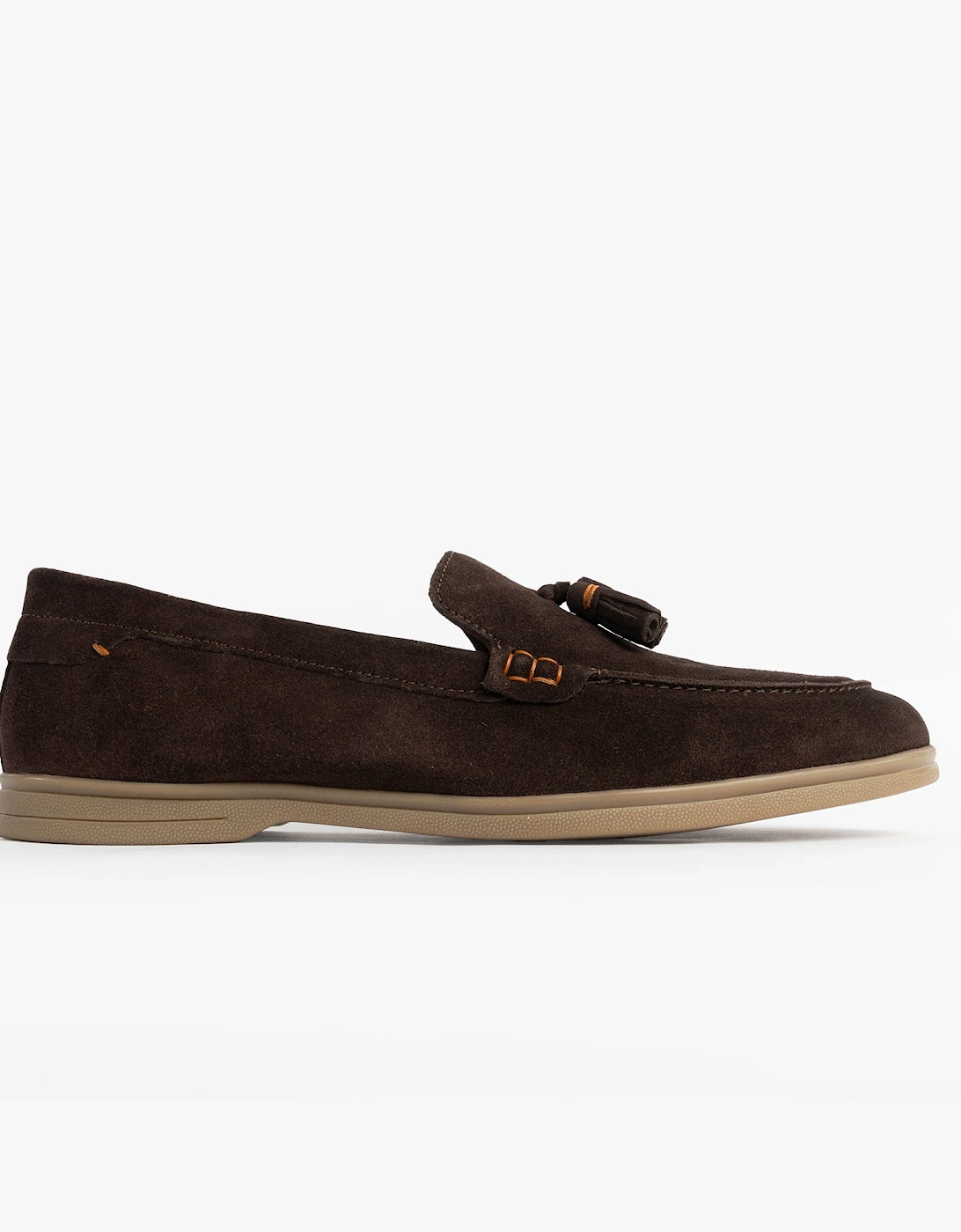 WEMBLEY Mens Loafers Brown, 7 of 6