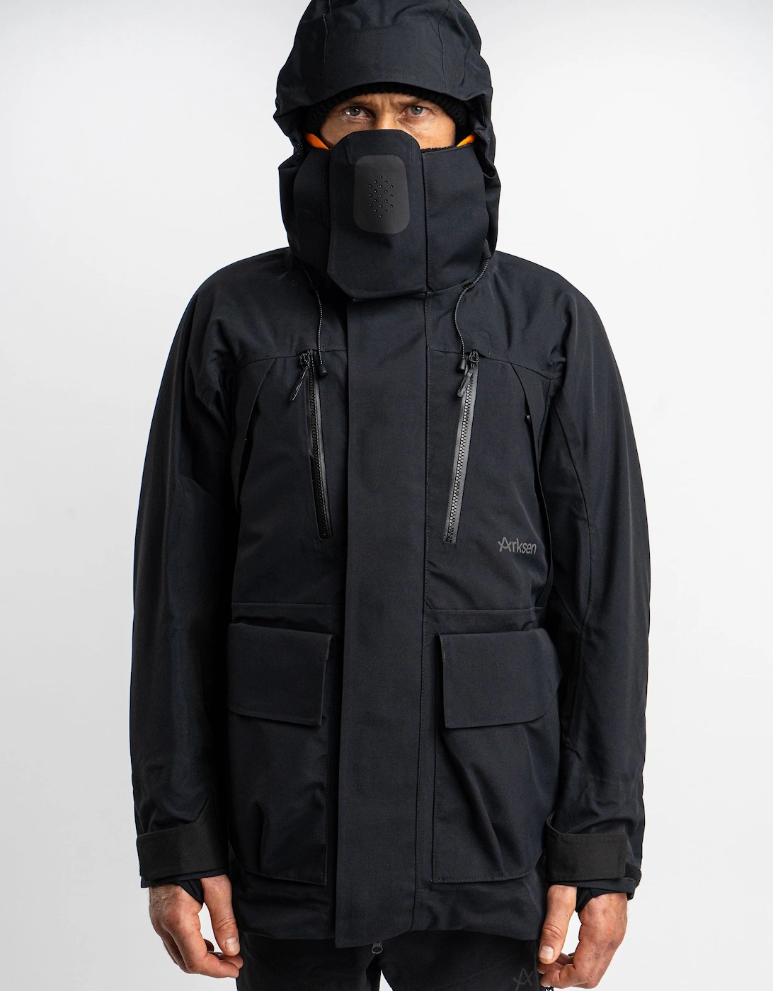 Arksen Arksen Men's Foul Weather Waterproof Jacket - Black