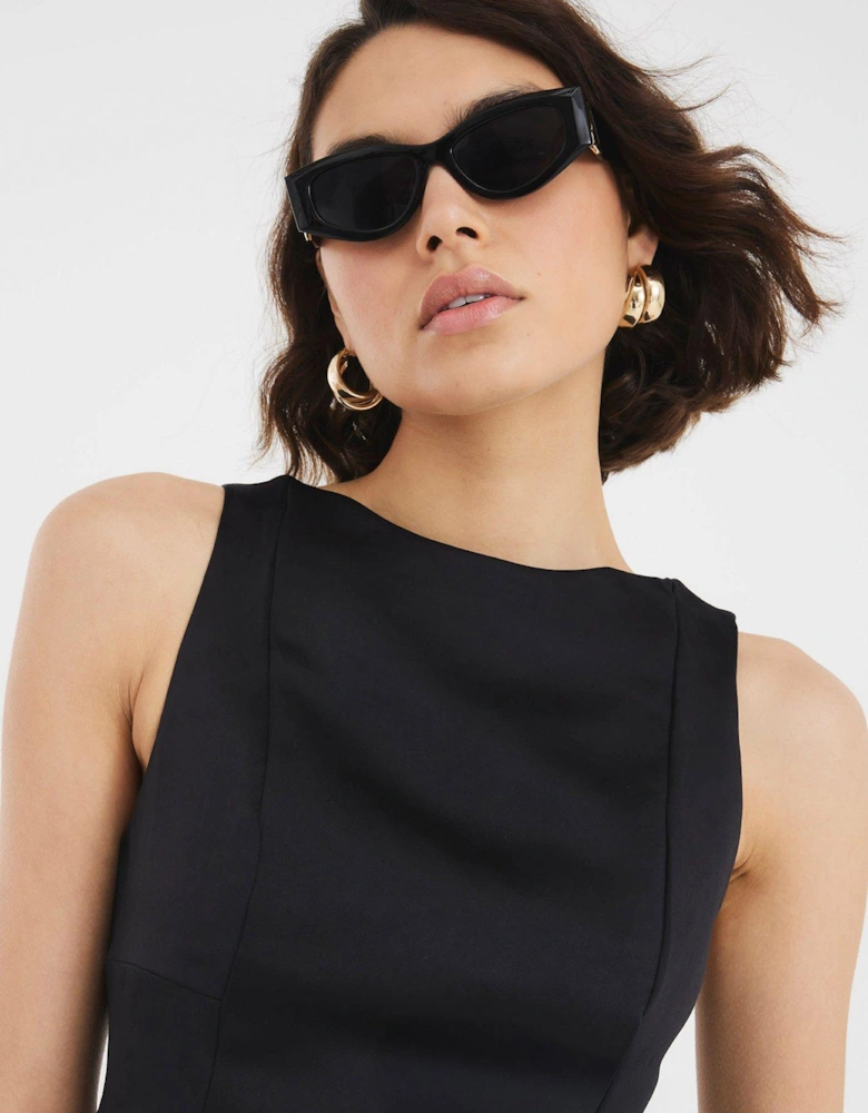 Shift Mini Dress - Black