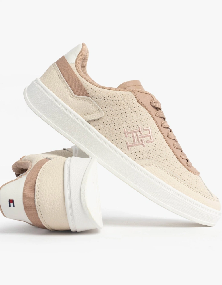 TH MONOGRAM Trainer Womens Trainers Muslin/Claystone