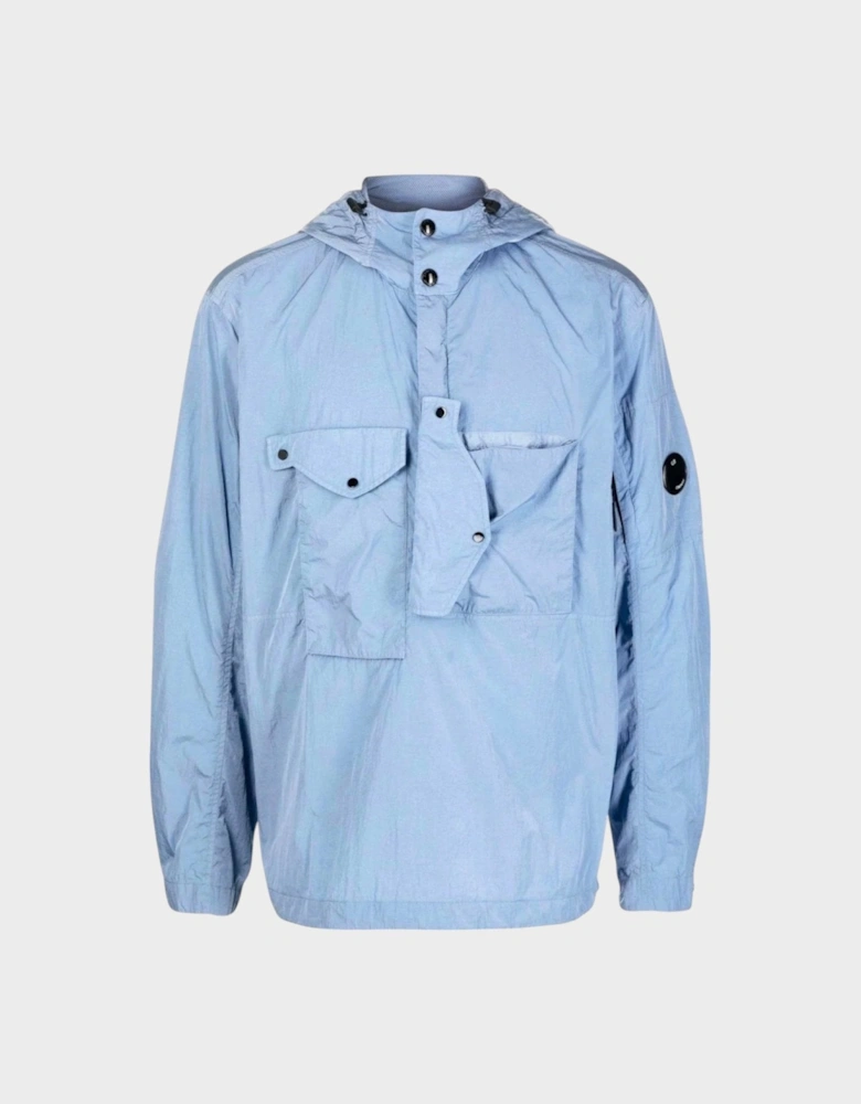 C.p Company Hooded Long Sleeve Jacket Blue