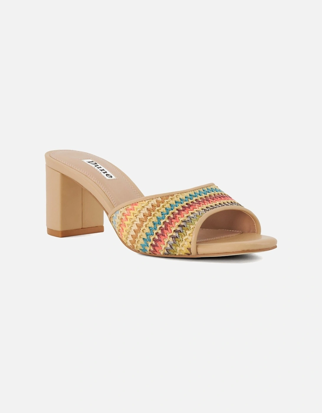 Multicolour Rainbow Crochet Mule Sandals
