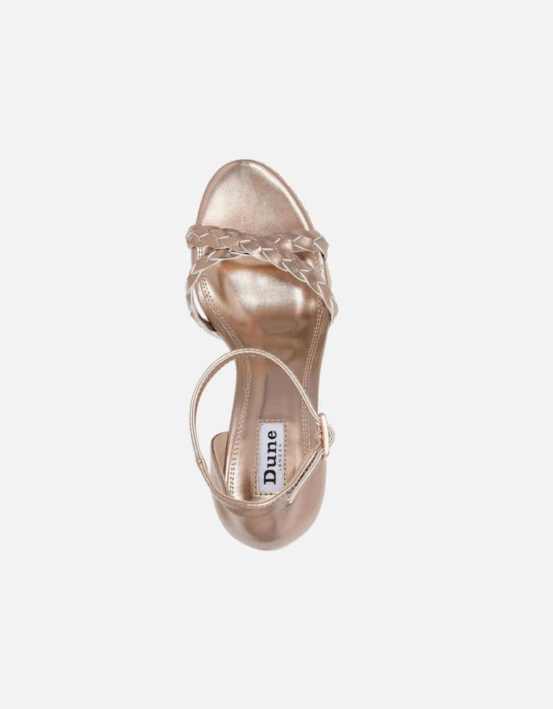 Khai Plait Detail Embellised Wedge Sandals