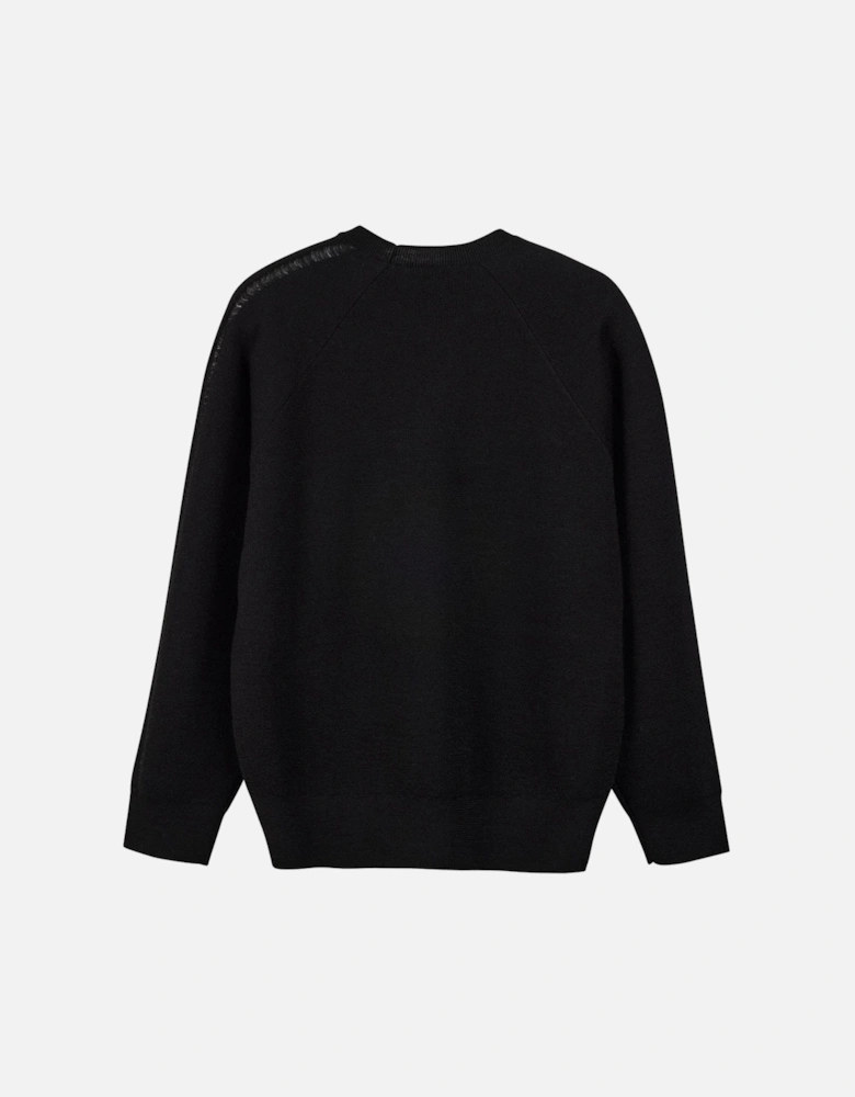 Logo Knit Crewneck Sweatshirt