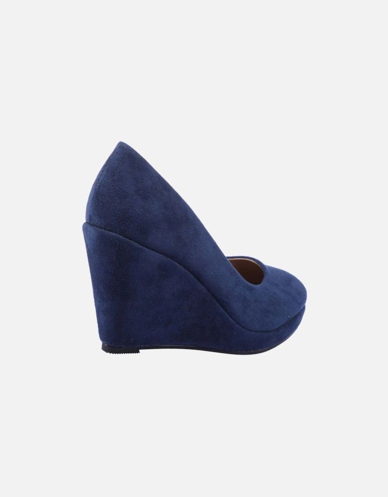 Platform Wedge Heel Court Shoes