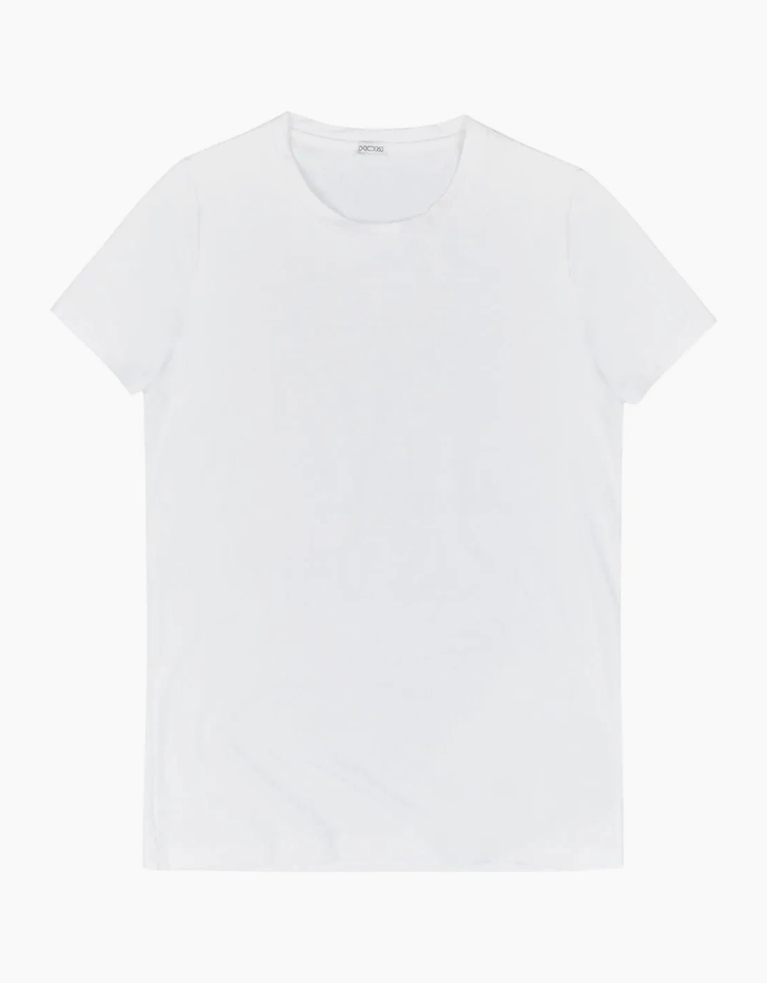 Hom Men's Supreme Cotton Crew-Neck T-Shirt, White - Size: 40