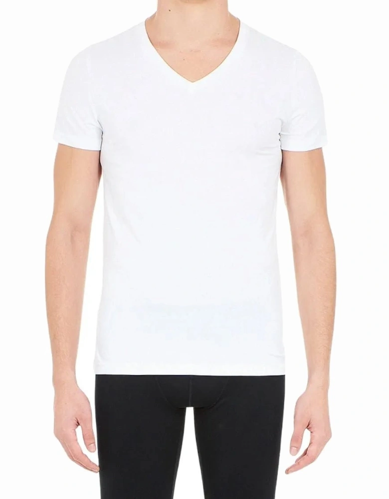Supreme Cotton V-Neck T-Shirt, White