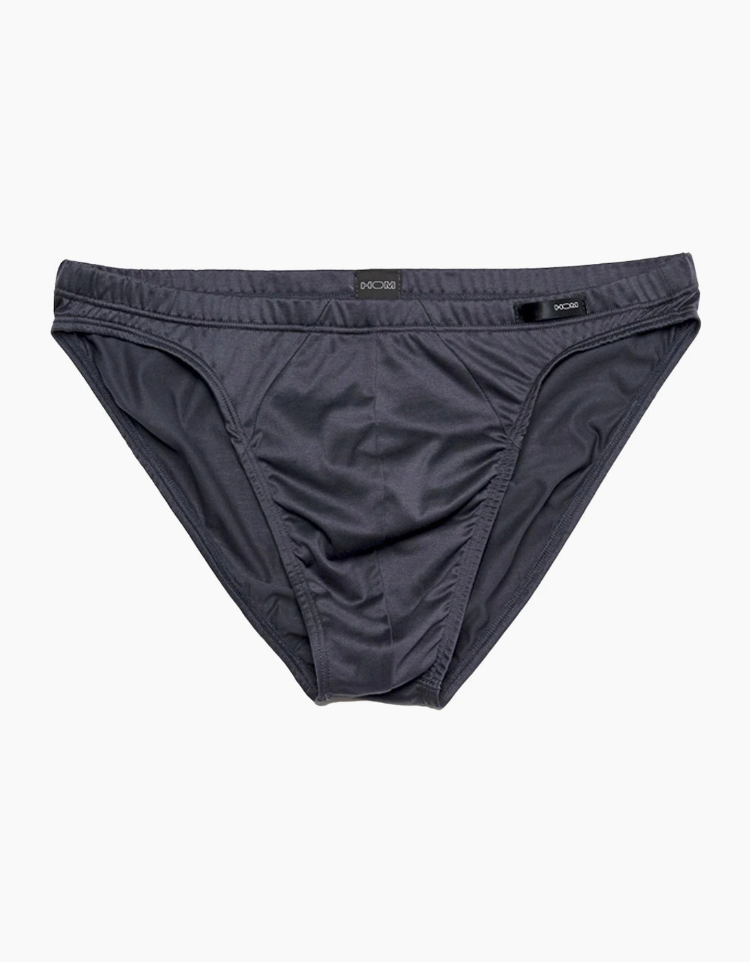 HOM Hom Men's Premium Cotton Comfort Micro Brief, Grey