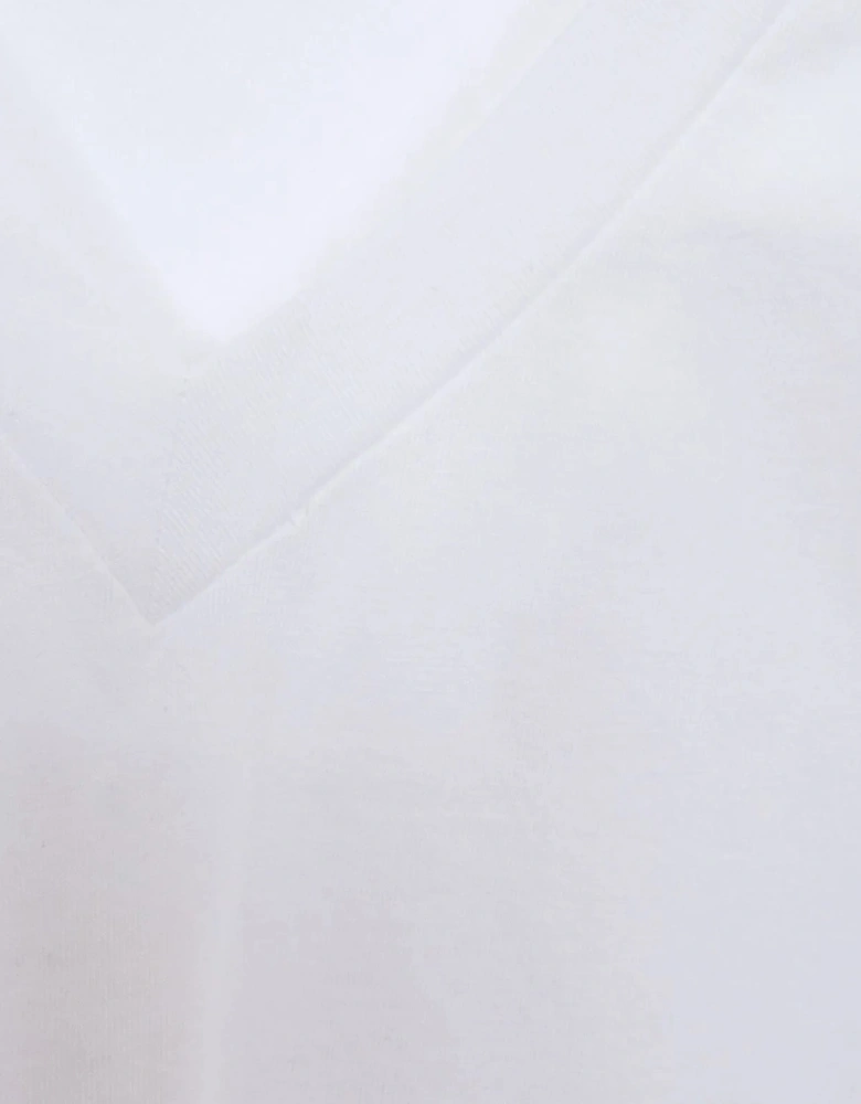 Supreme Cotton V-Neck T-Shirt, White