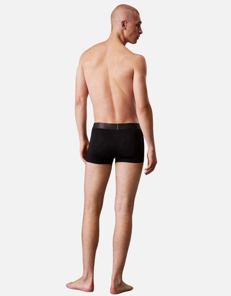 3-Pack Icon Micro Stretch Boxer Trunks, Black