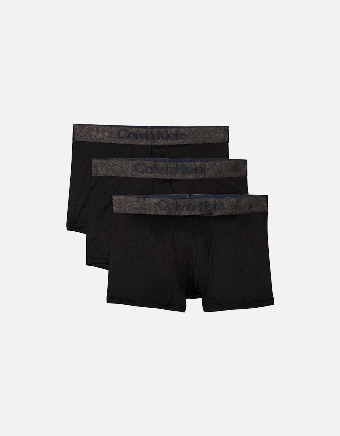 Calvin Klein Men's Black 3-Pack Icon Micro Stretch Boxer Trunks, - : 33/32/32 M
