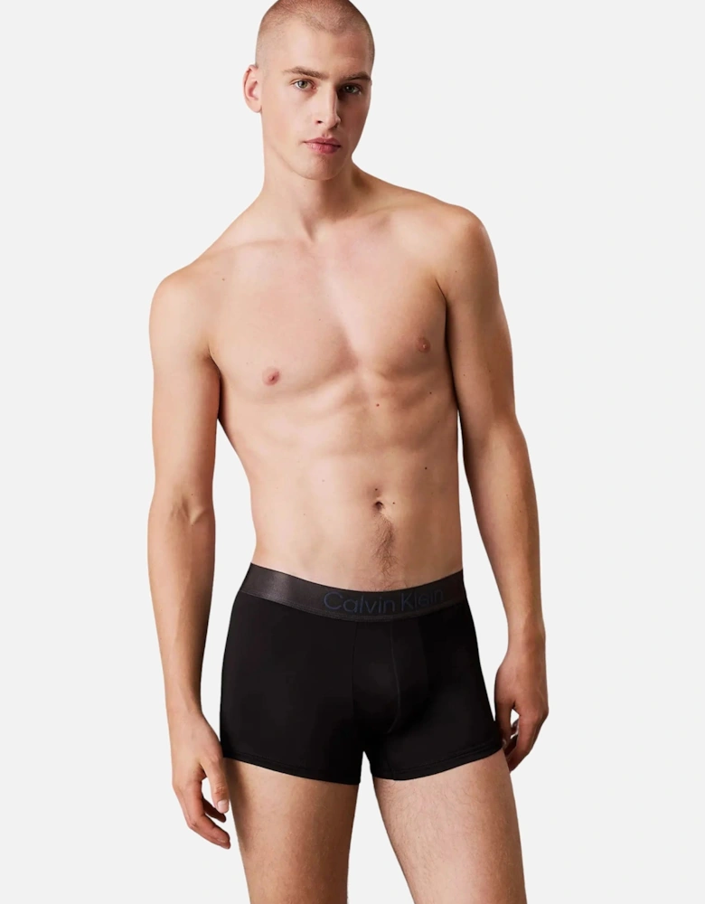 3-Pack Icon Micro Stretch Boxer Trunks, Black