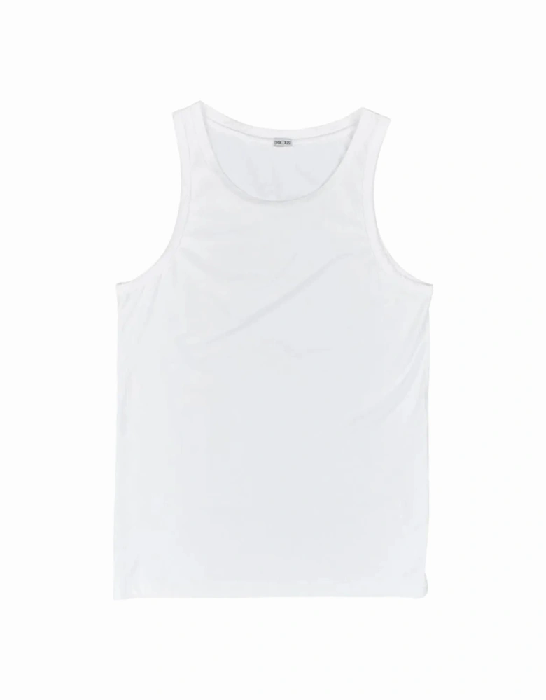 Supreme Cotton Tank Top Vest, White