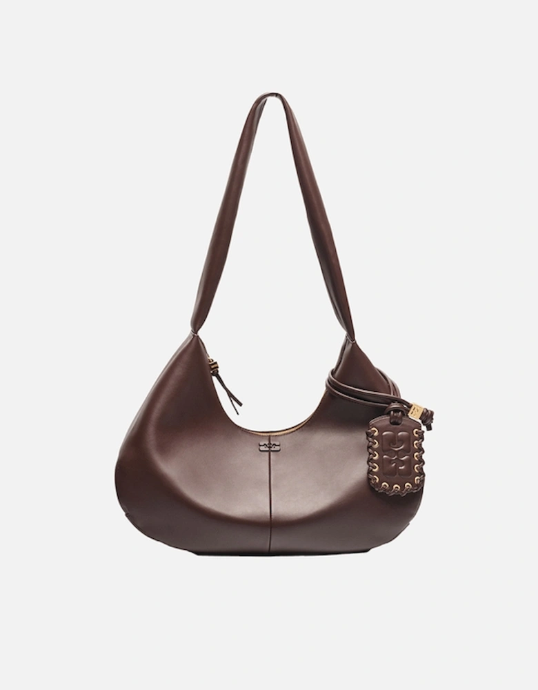 Medium Hobo Faux Leather-Blend Bou Bag