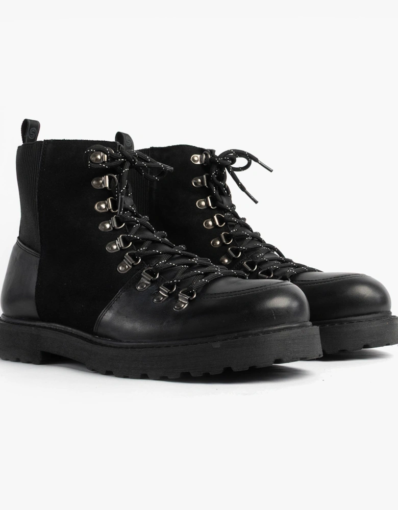 CLARIDGE Mens Boots Black