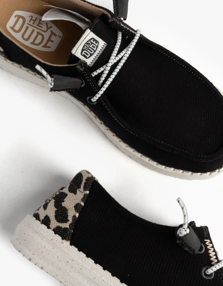 HEYDUDE WENDY Womens Shoes Black