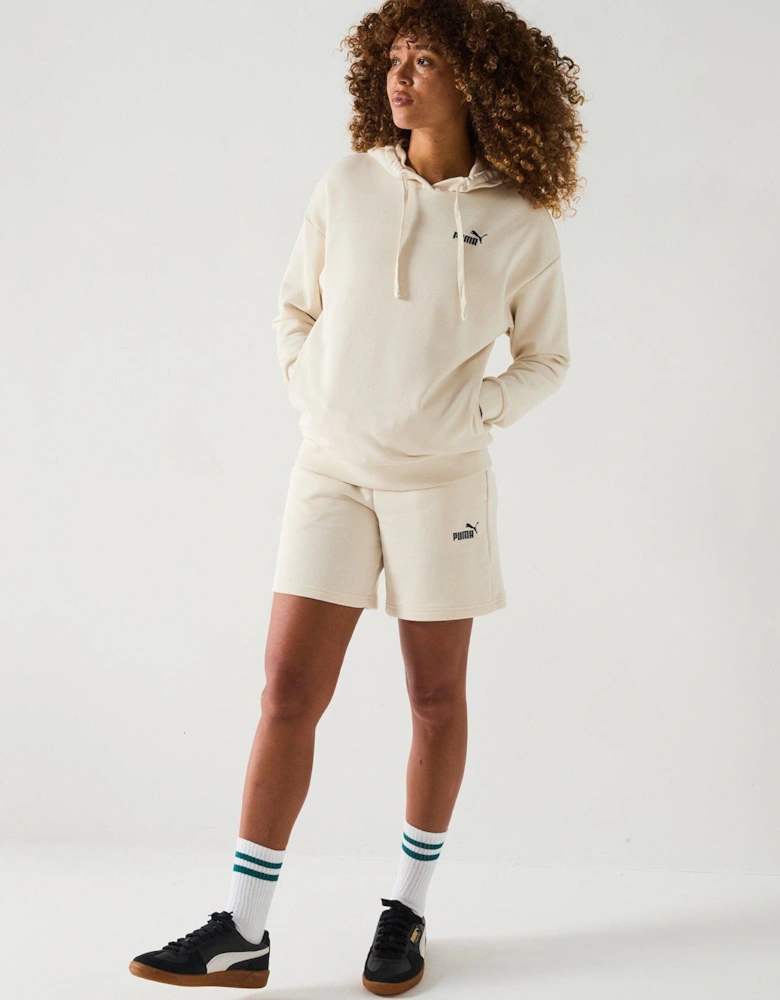 Womens Short Hooded Sweat Suit 7 - Grey - Beige