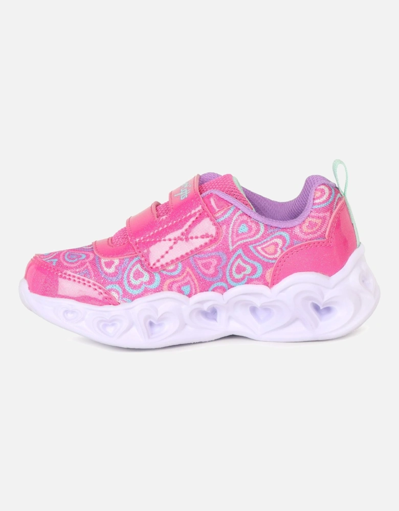 Heart Lights Boogie Girls Infant Trainers