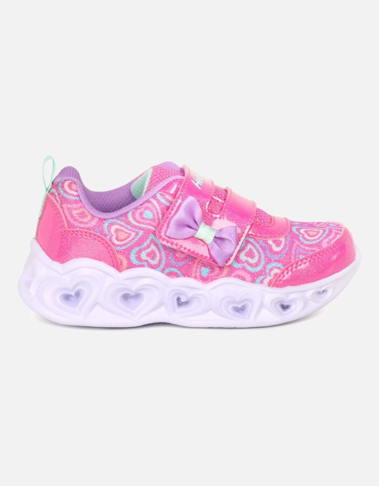 Heart Lights Boogie Girls Infant Trainers