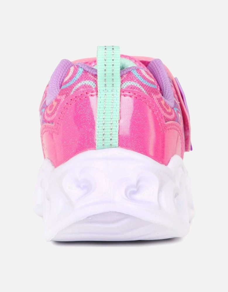Heart Lights Boogie Girls Infant Trainers