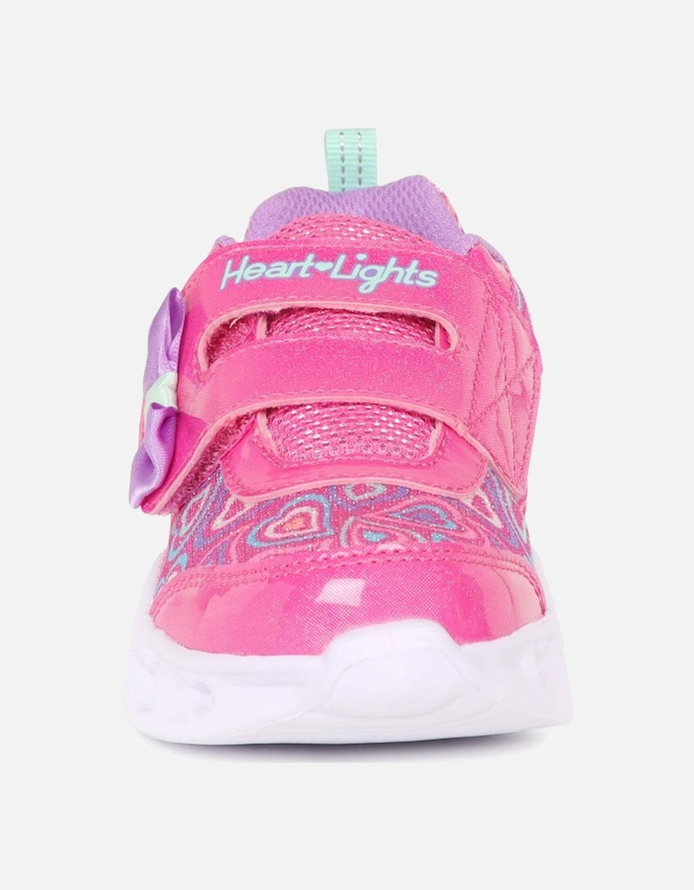Heart Lights Boogie Girls Infant Trainers