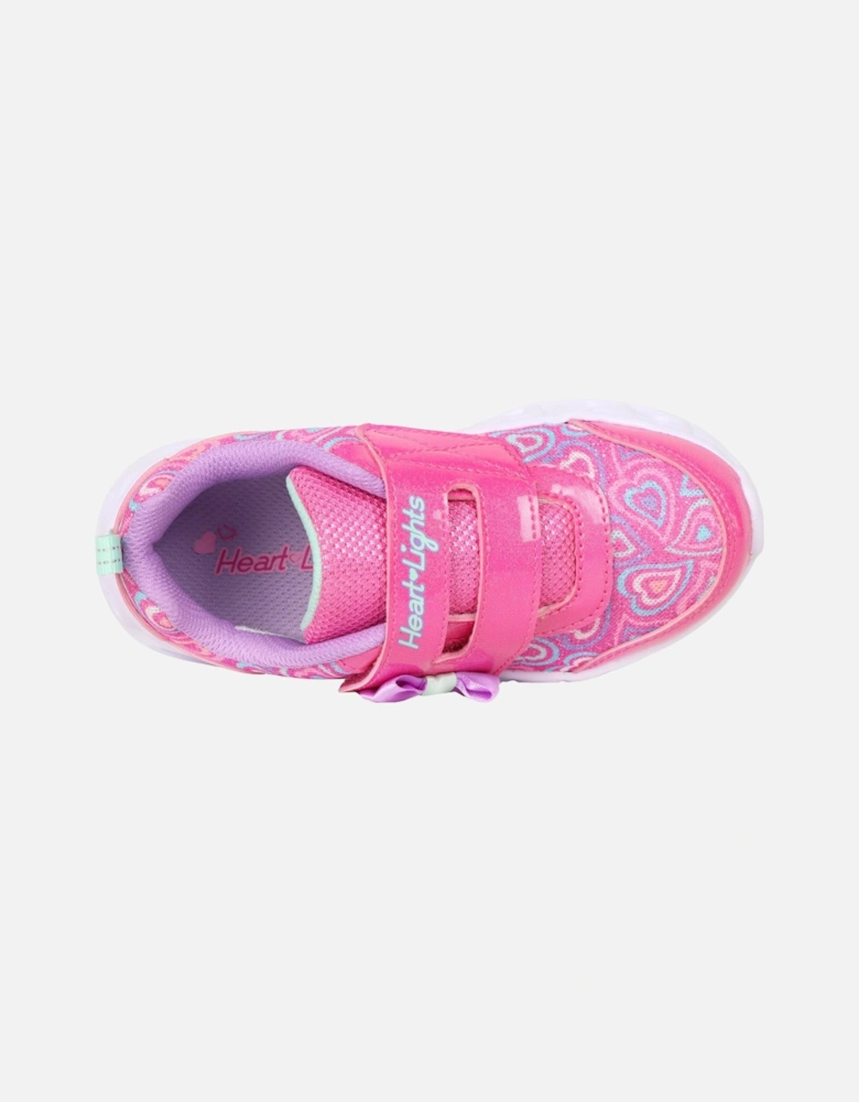 Heart Lights Boogie Girls Infant Trainers