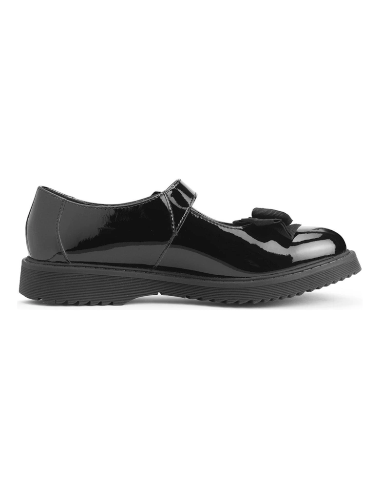 Empower Girls Patent Leather School Shoe - Black