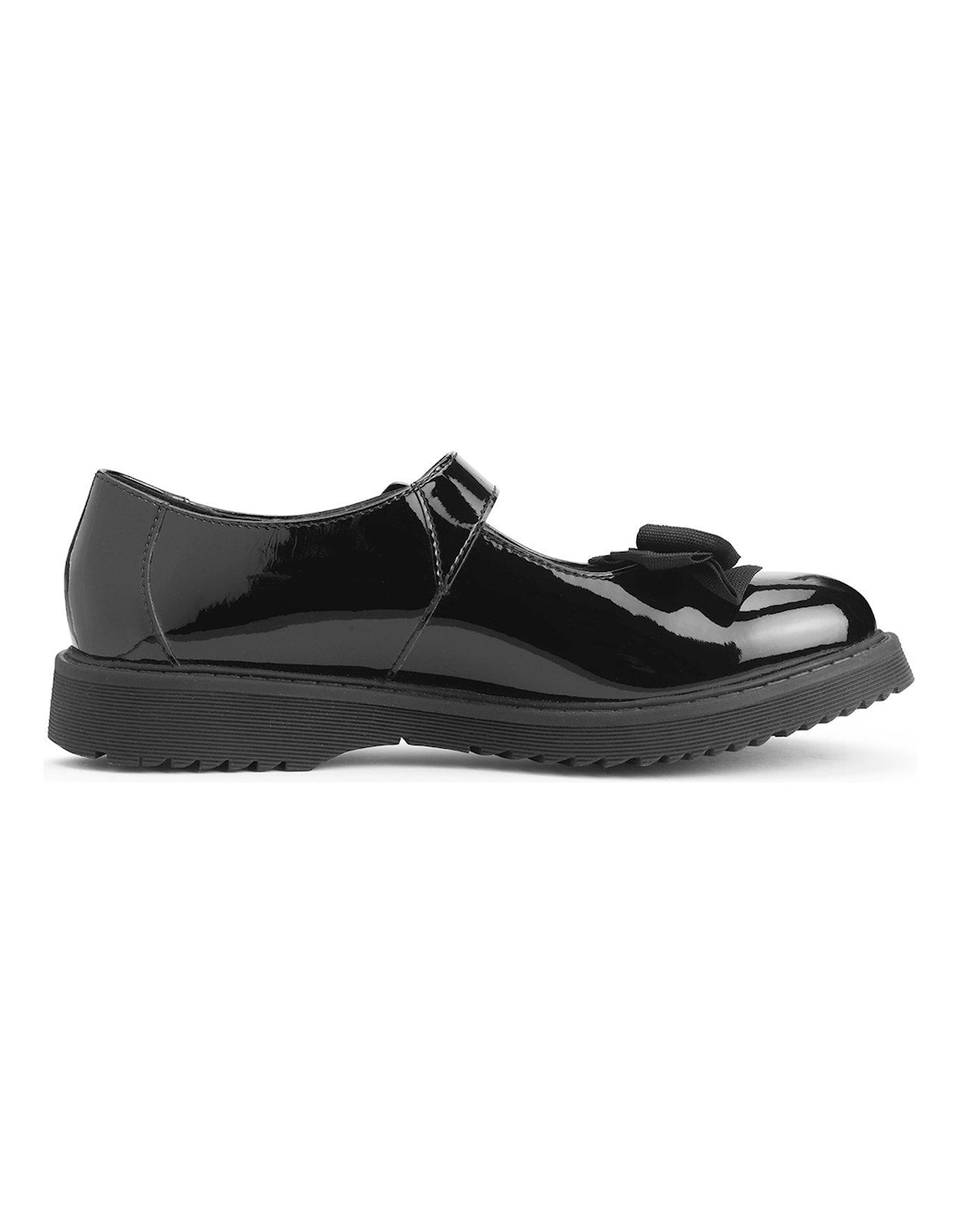Empower Girls Patent Leather School Shoe - Black