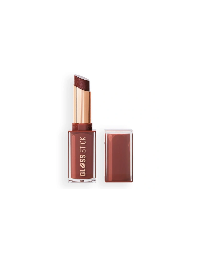 Pout Lip Gloss Stick Shimmer Toasted Caramel