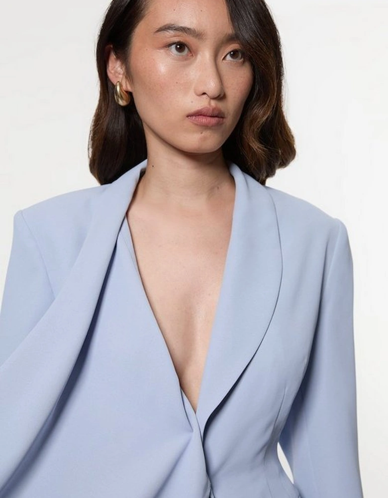 Soft Tailored Single Breasted Blazer