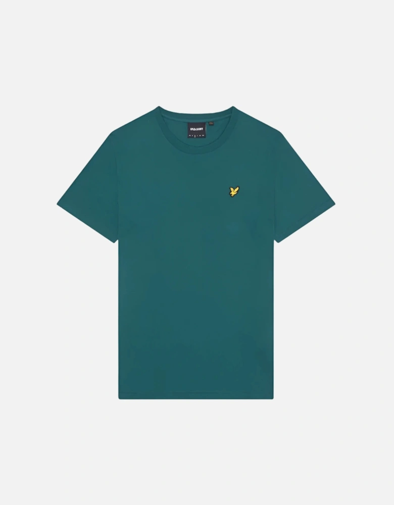 Lyle & Scott Branded Chest Logo Malachite Green T-Shirt