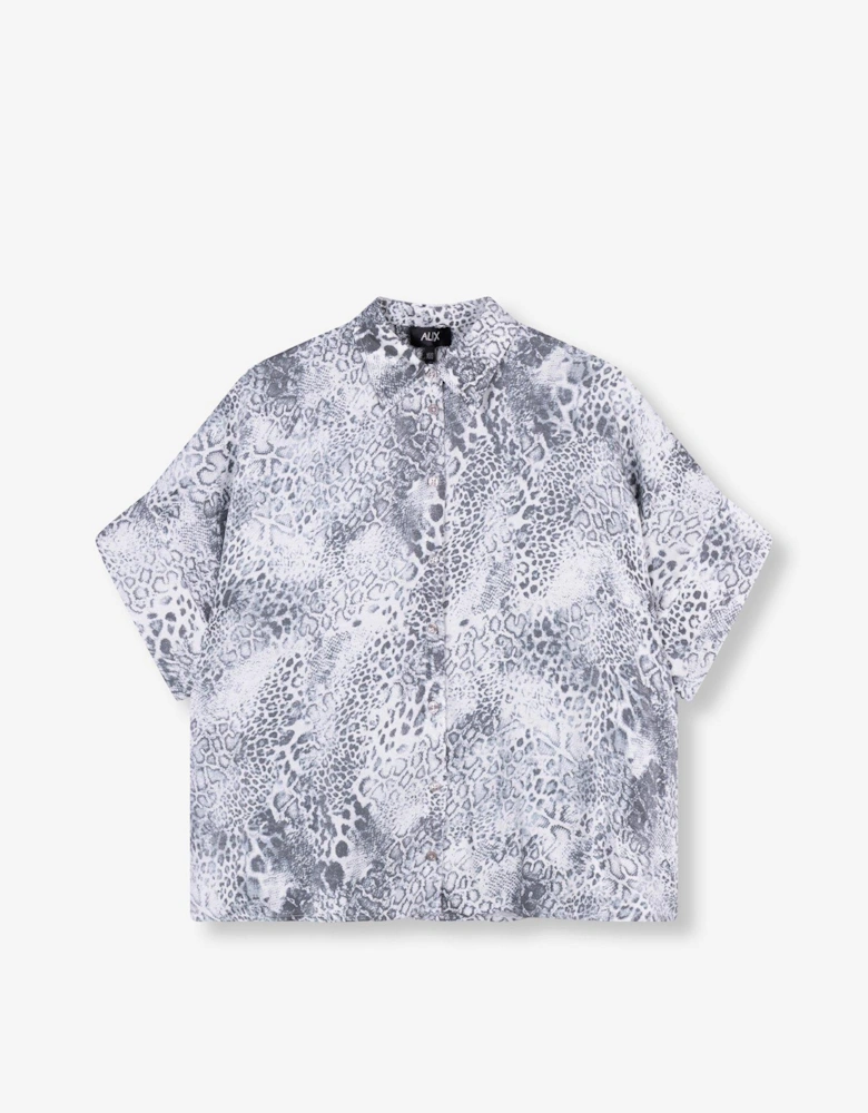 Animal Oversized Blouse