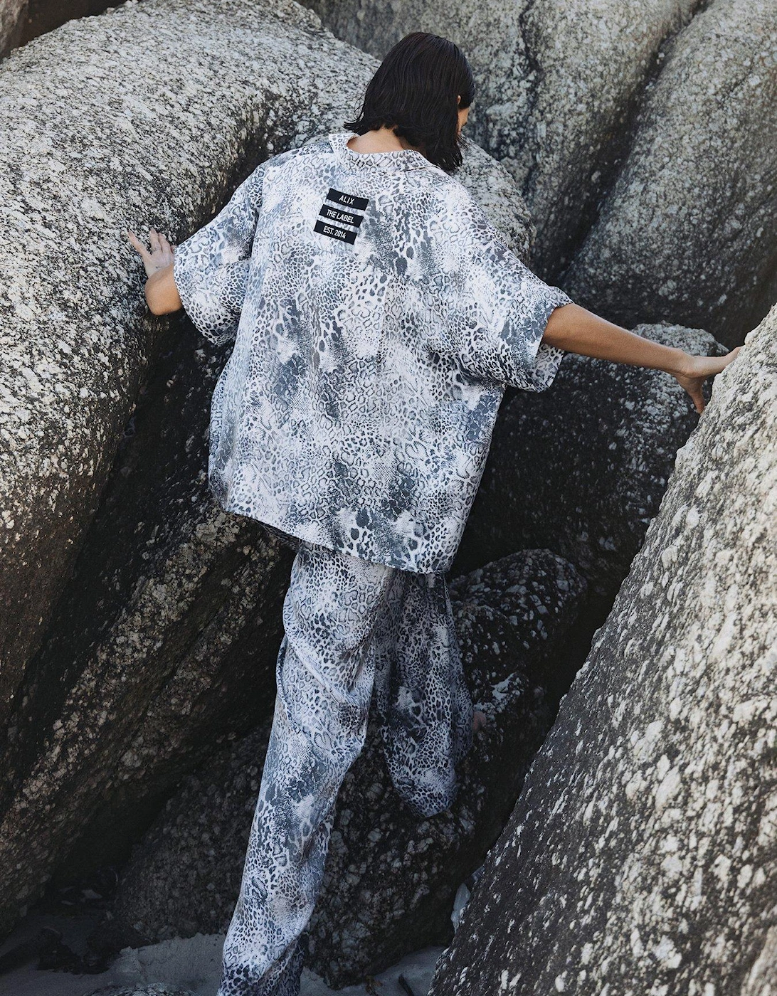 Animal Oversized Blouse