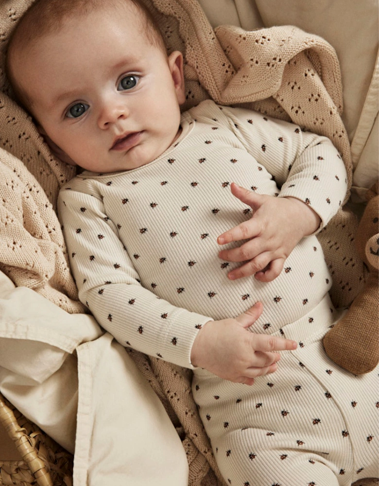 Baby Unisex Lago Kye Slim Leggings Turtledove Ladybug
