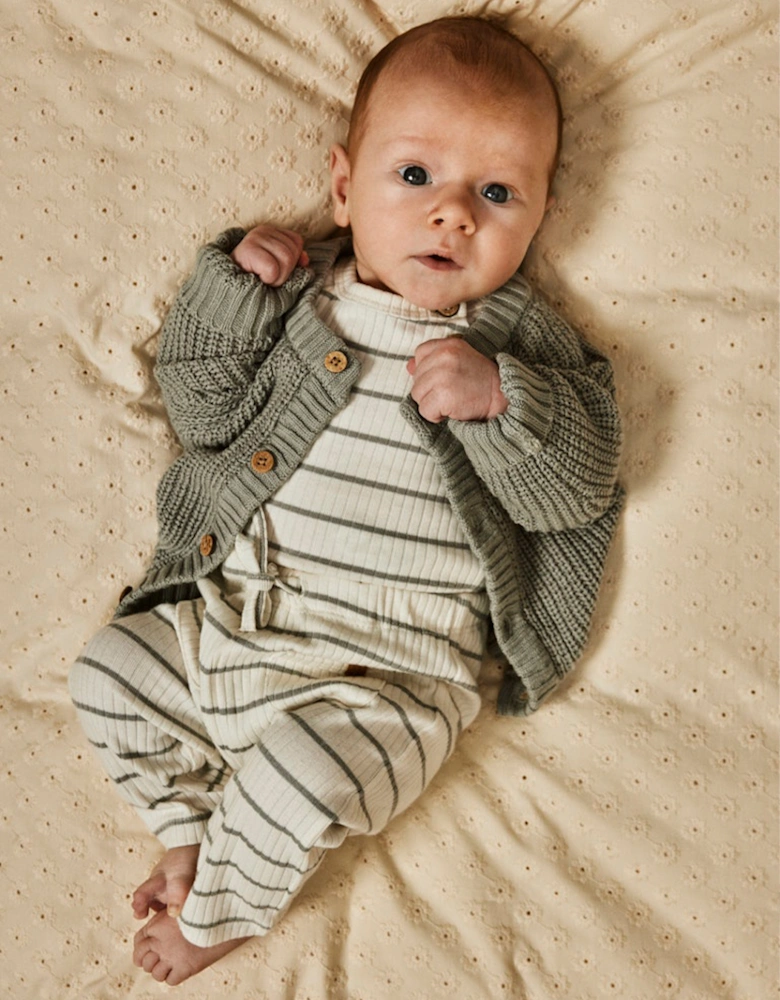Baby Boy's Kail Regular Fit Pant Coconut Milk