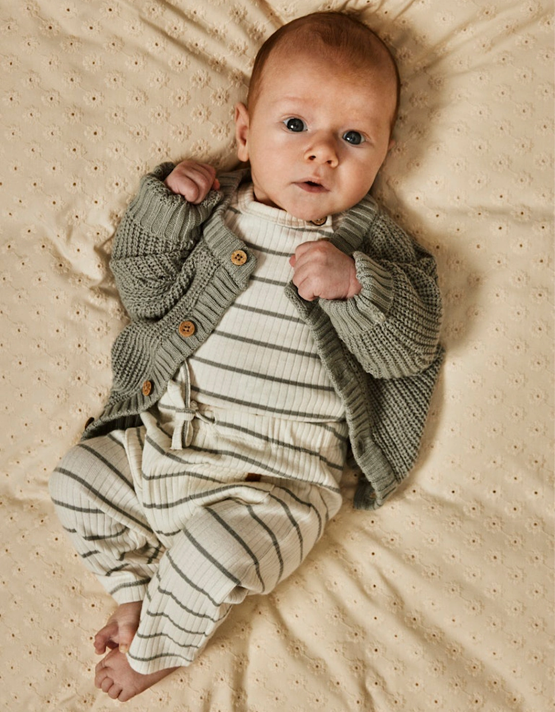 Baby Boy's Kail Regular Fit Pant Coconut Milk