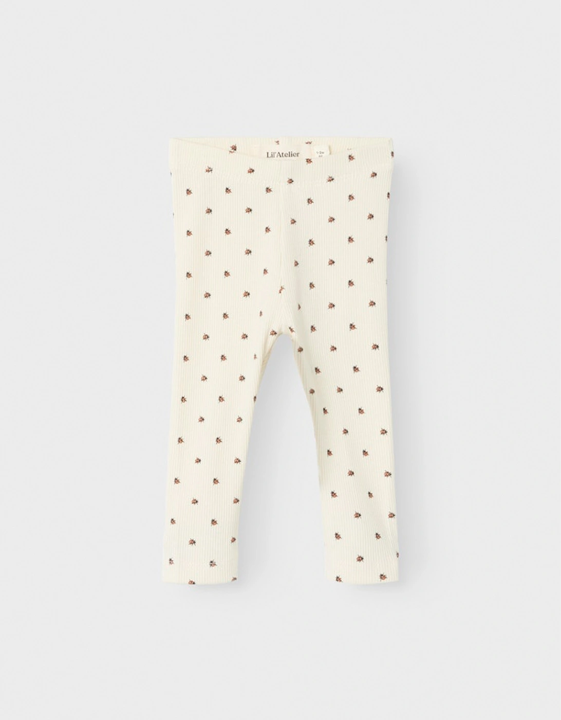 Baby Unisex Lago Kye Slim Leggings Turtledove Ladybug, 5 of 4