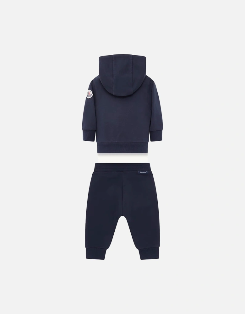 Baby Hooded Tracksuit Set Navy